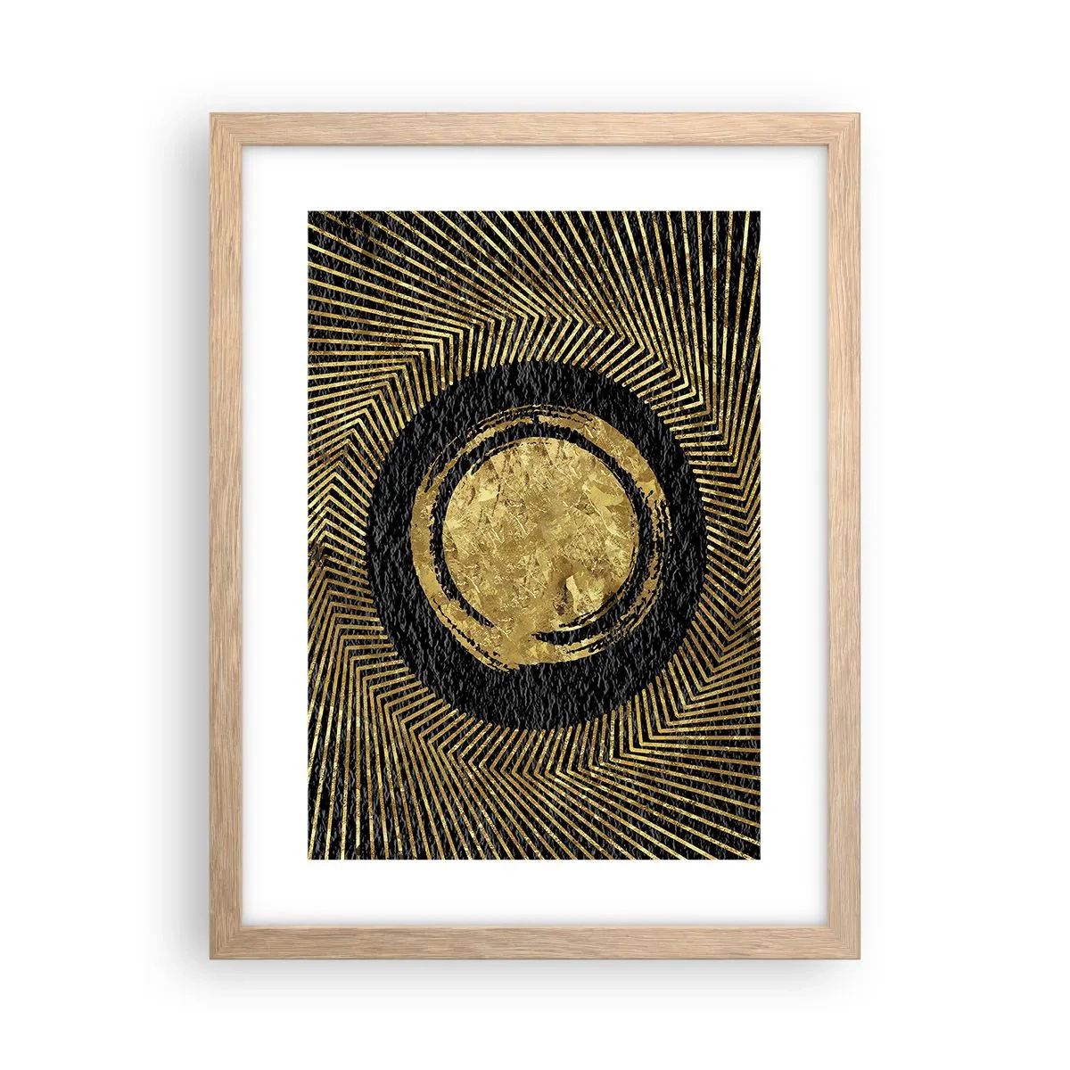 Affisch i ram av ljusek - Glamourös komposition - 30x40 cm