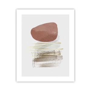 Affisch - Abstrakt pelargång - 40x50 cm