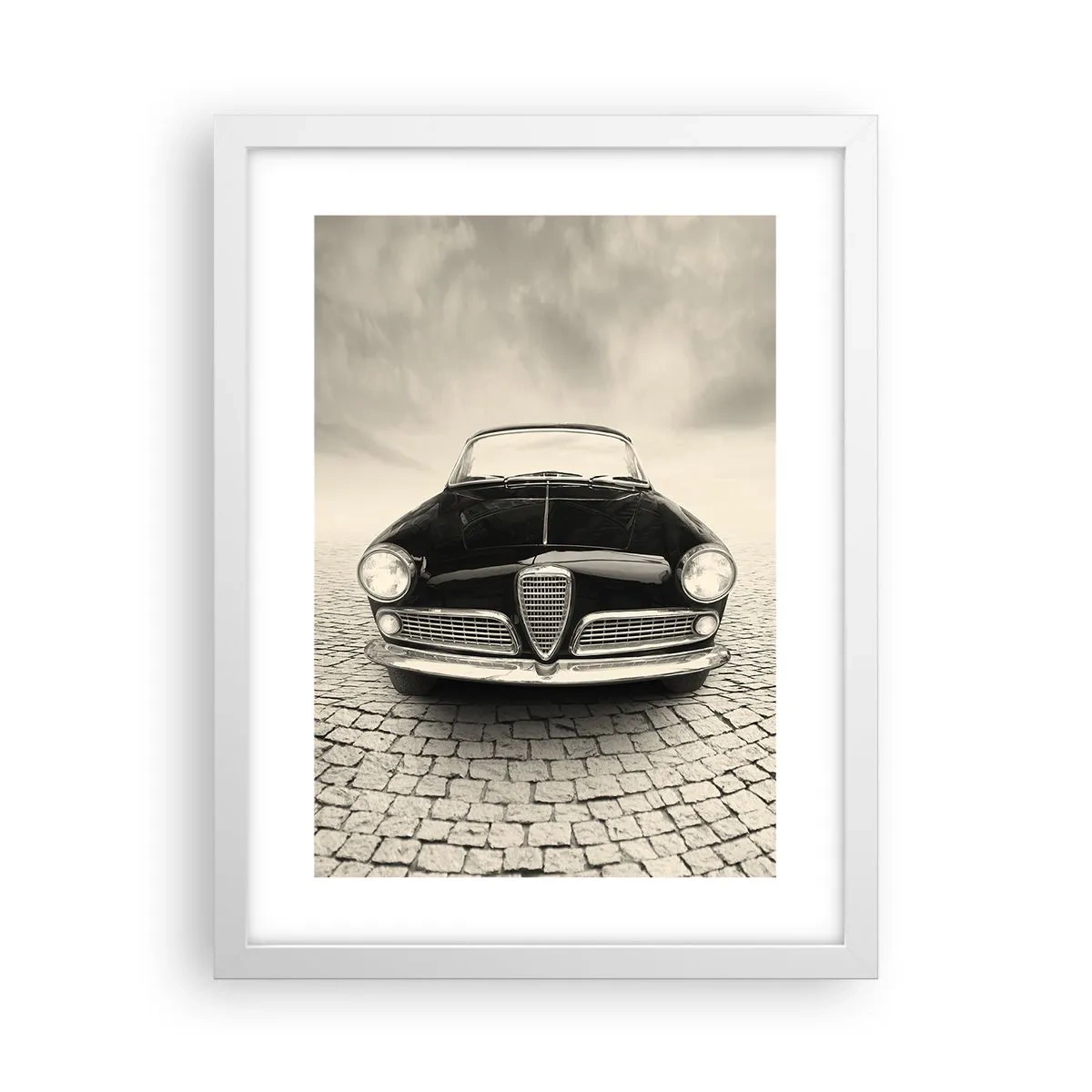 Affisch i vit ram - Hur kan man inte älska mig? - 30x40 cm