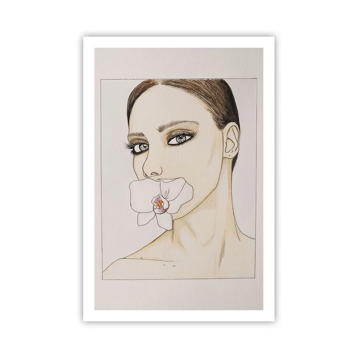 Affisch - Elegansens och skönhetens symbol - 61x91 cm