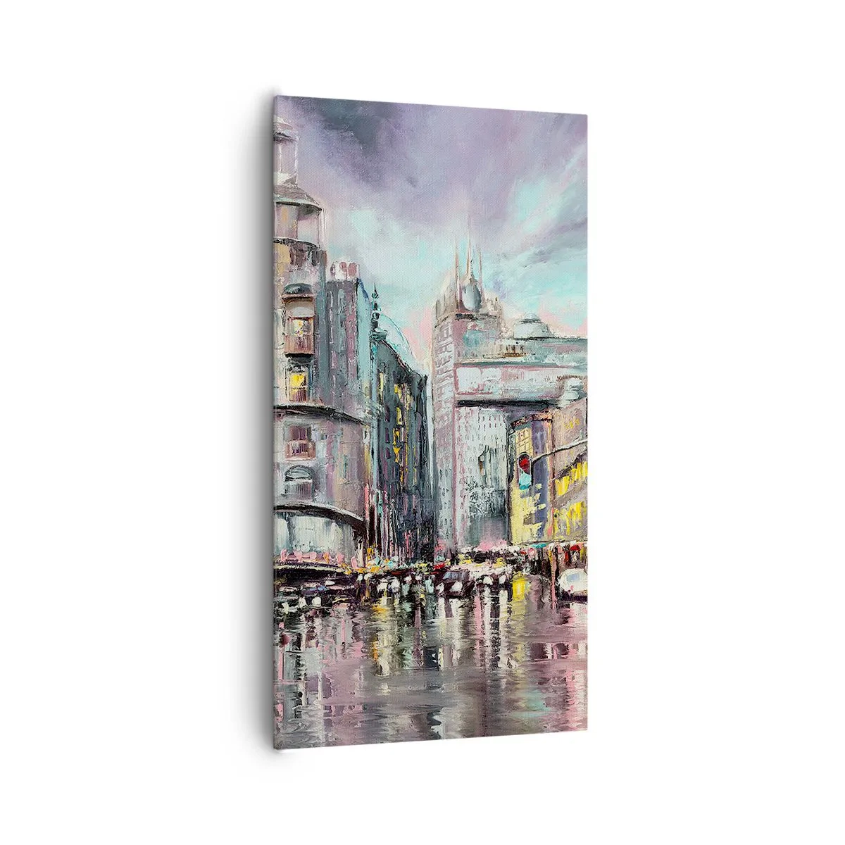 Canvastavla - Bild på duk - Det blir en lyckad kväll - 65x120 cm