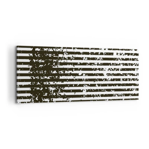 Canvastavla - Bild på duk - Rytm och brus - 100x40 cm