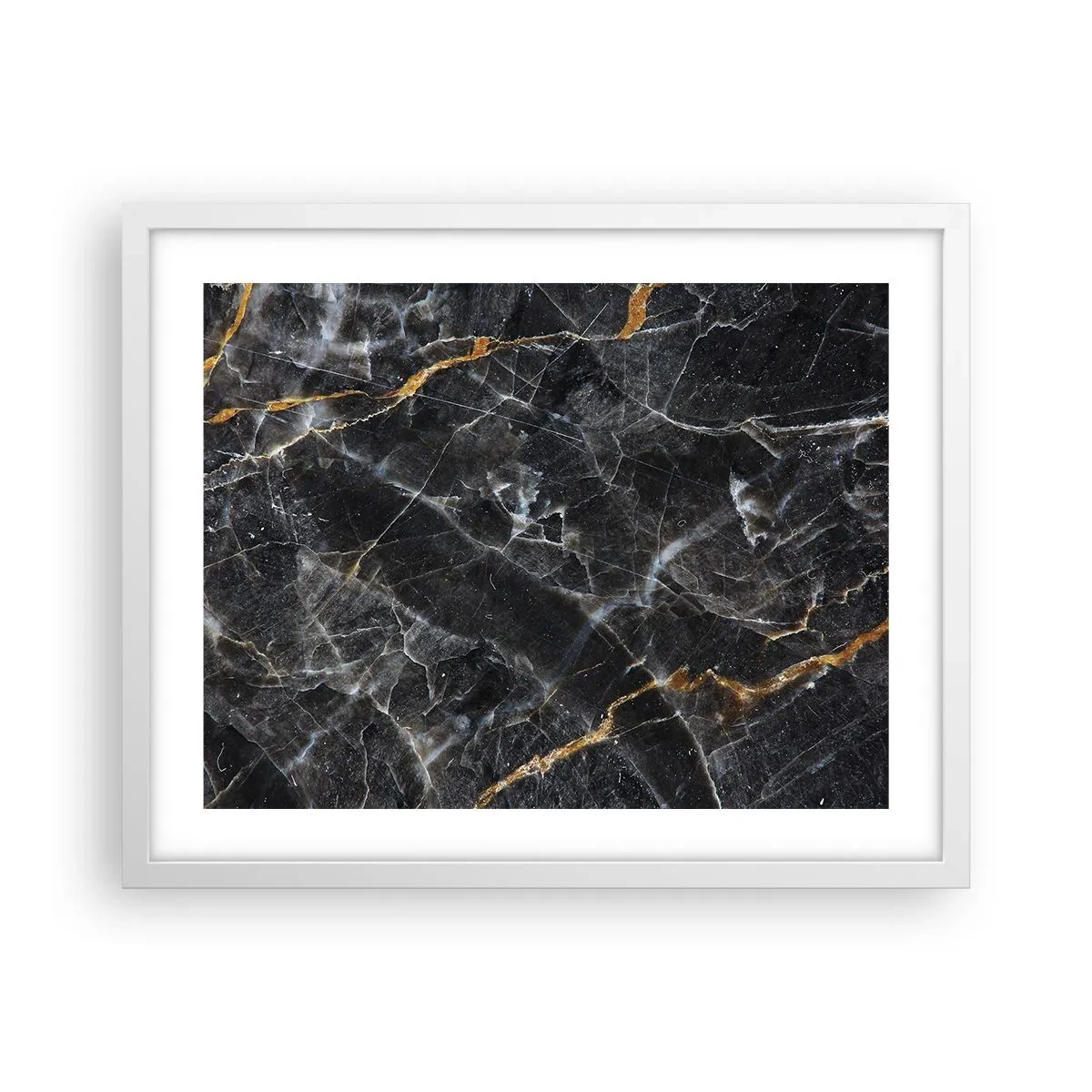 Affisch i vit ram - Stenens interna liv - 50x40 cm