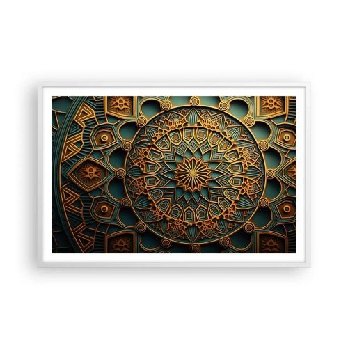 Affisch i vit ram - I ett arabiskt klimat - 91x61 cm