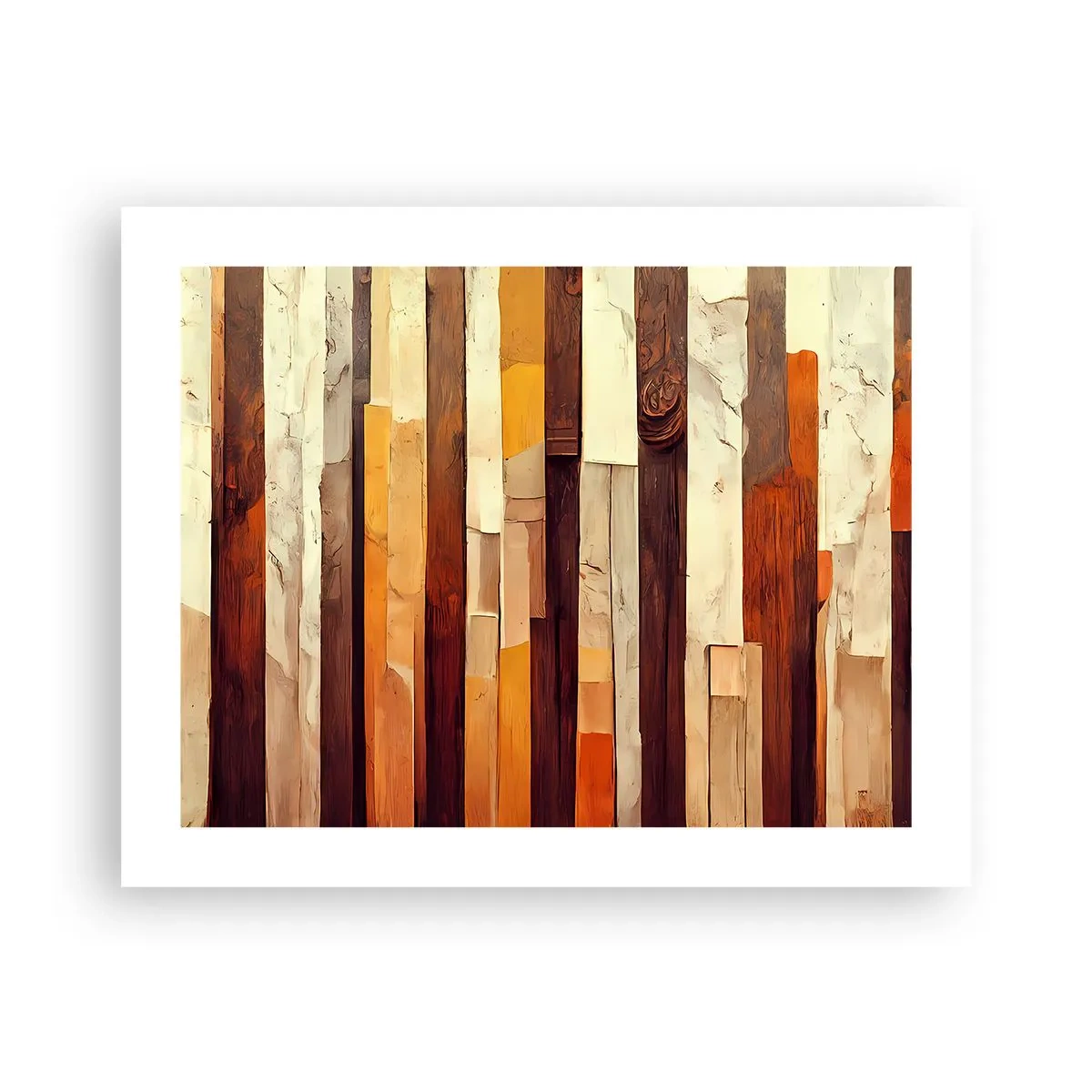Affisch - Hymn av skogens träd - 50x40 cm