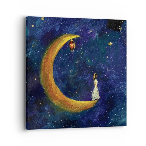 Canvastavla - Bild på duk - Världens skrik - 30x30 cm