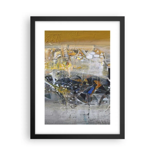 Affisch i svart ram - Allt blir bra - 30x40 cm