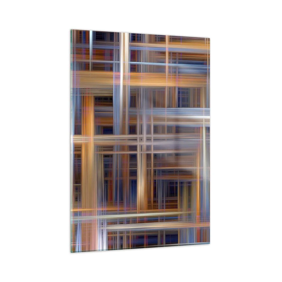Glastavla - Bild på glas - Vävd av ljus - 50x70 cm