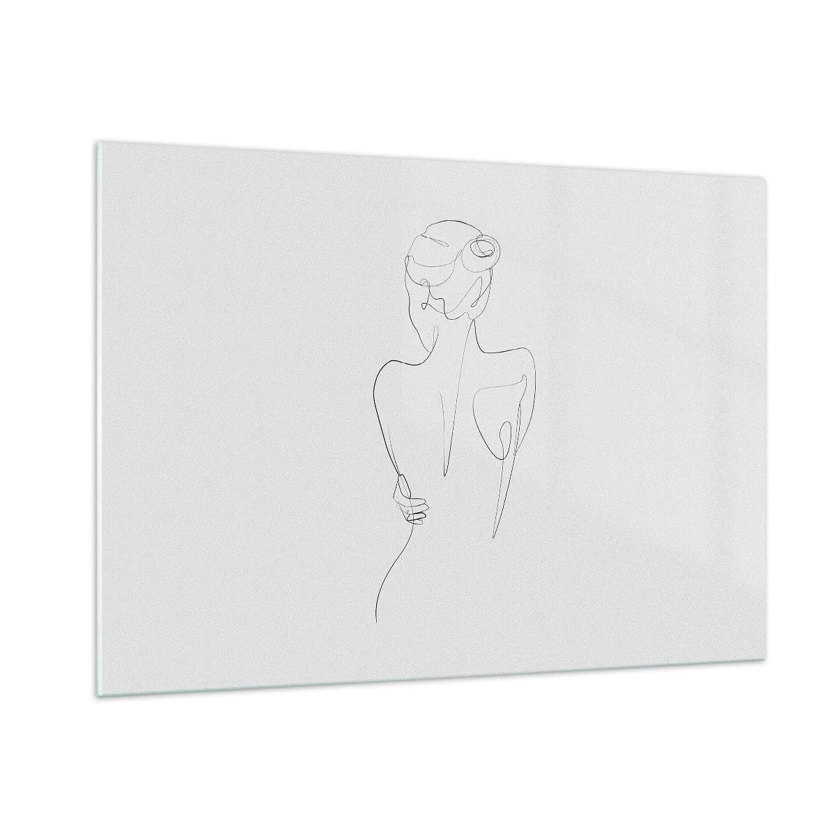 Glastavla - Bild på glas - Kroppens musik - 100x70 cm