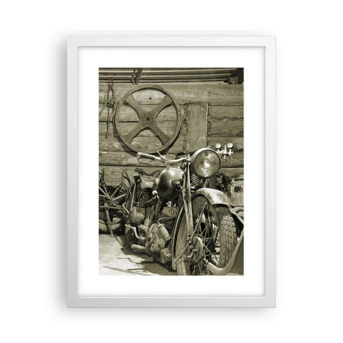 Affisch i vit ram - I onkel Lasses skjul - 30x40 cm