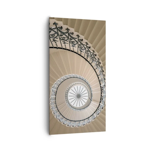 Canvastavla - Bild på duk - I musslans mitt - 65x120 cm