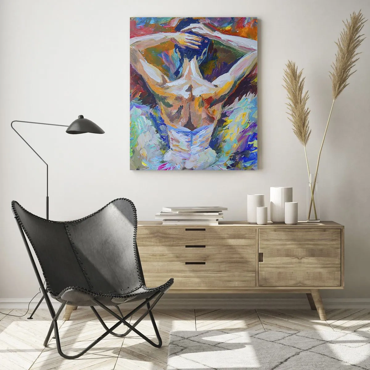 Glastavla - Bild på glas - Det kan vara allt - 50x70 cm
