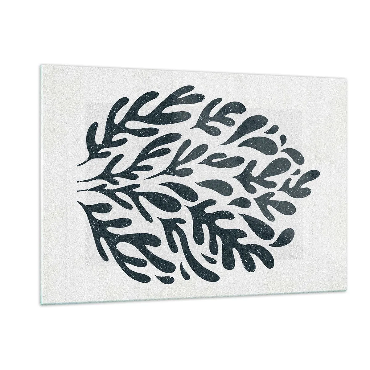 Glastavla - Bild på glas - Naturens former - 120x80 cm