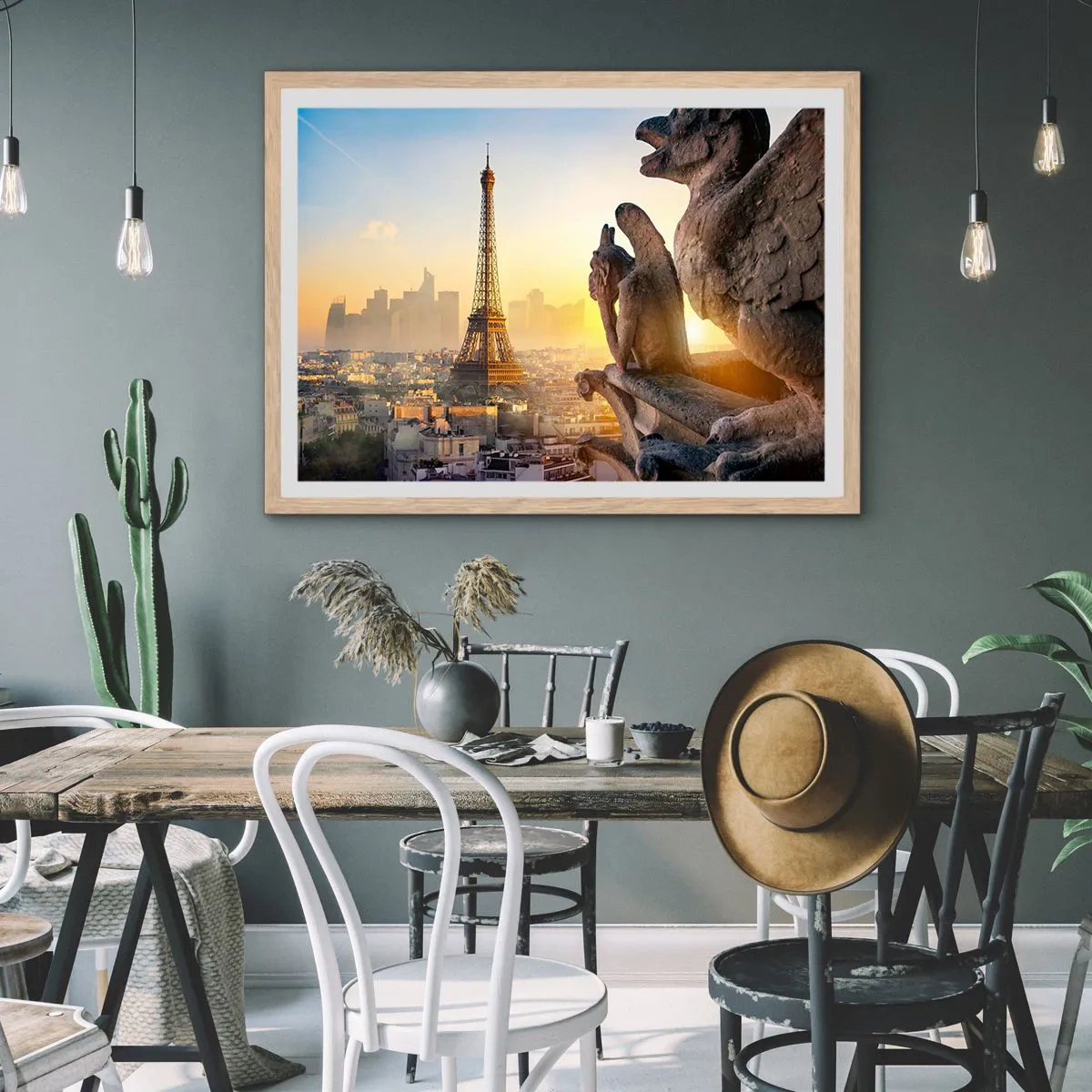 Affisch i ram av ljusek - En hel del har ändrats… - 100x70 cm