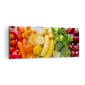 Canvastavla - Bild på duk - Räcker det inte? - 100x40 cm