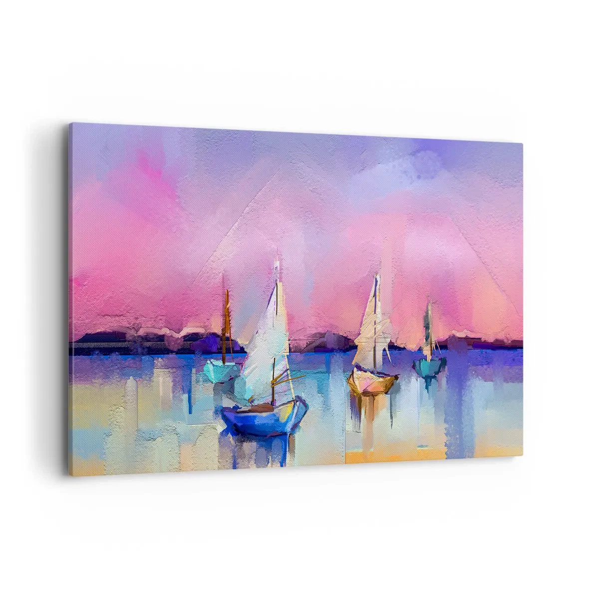 Canvastavla - Bild på duk - Riktning: öppet vatten - 100x70 cm