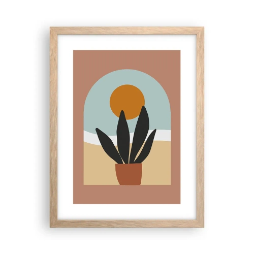 Affisch i ram av ljusek - Små glädje - 30x40 cm