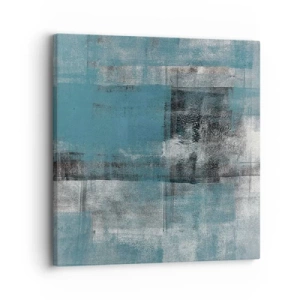 Canvastavla - Bild på duk - Vatten och luft - 30x30 cm