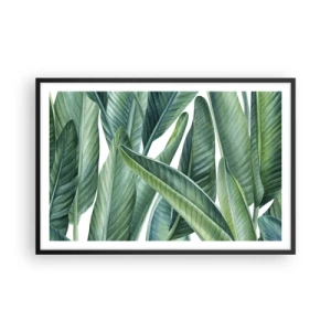 Affisch i svart ram - Grönskan i sig själv - 91x61 cm