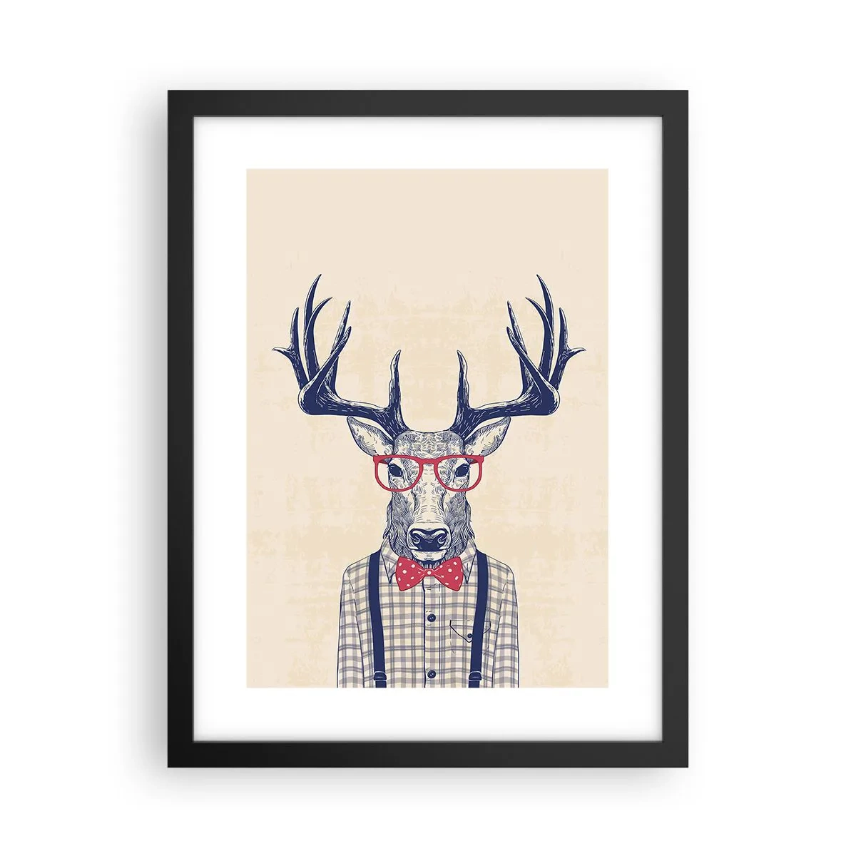 Affisch i svart ram - Rolig extravagans - 30x40 cm