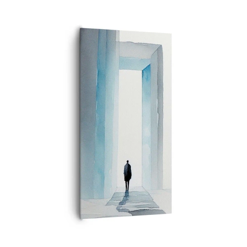 Canvastavla - Bild på duk - Lev utan gränser - 65x120 cm