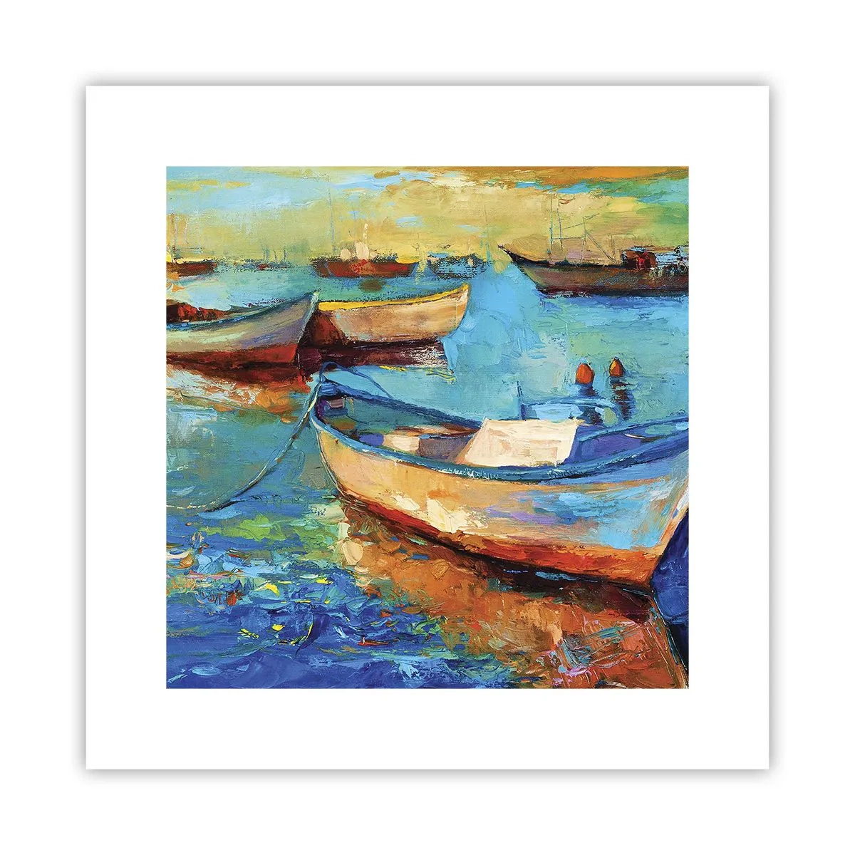 Affisch - I en sydlig vik - 30x30 cm