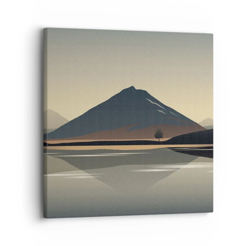 Canvastavla - Bild på duk - Spegelbild - 30x30 cm