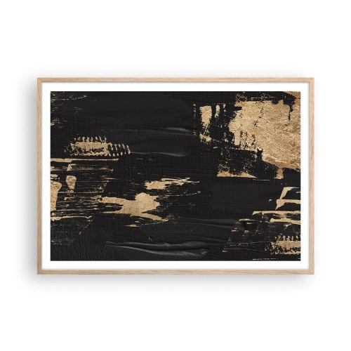 Affisch i ram av ljusek - Ett spår av beröring - 100x70 cm