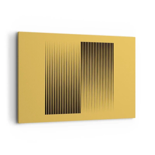 Canvastavla - Bild på duk - Motsatsernas kvadrat - 120x80 cm