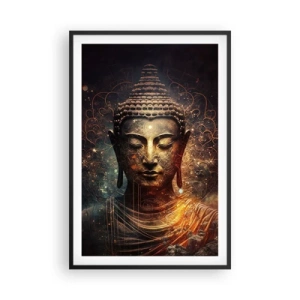 Affisch i svart ram - Andlig balans - 61x91 cm