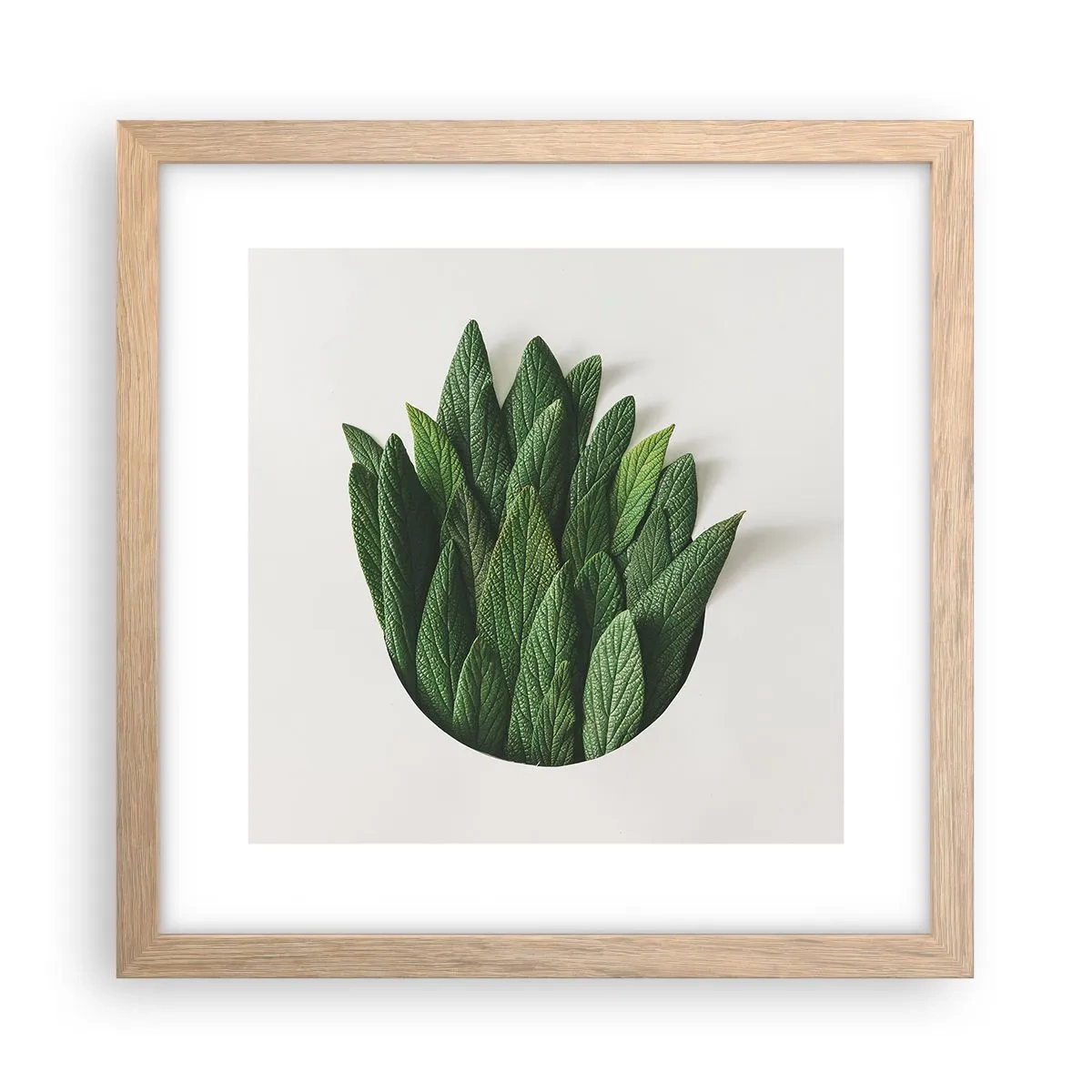 Affisch i ram av ljusek - Ostoppbar nyfikenhet - 30x30 cm