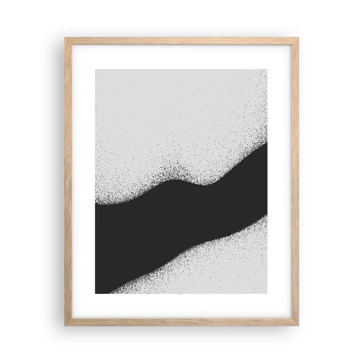 Affisch i ram av ljusek - Flytande balans - 40x50 cm