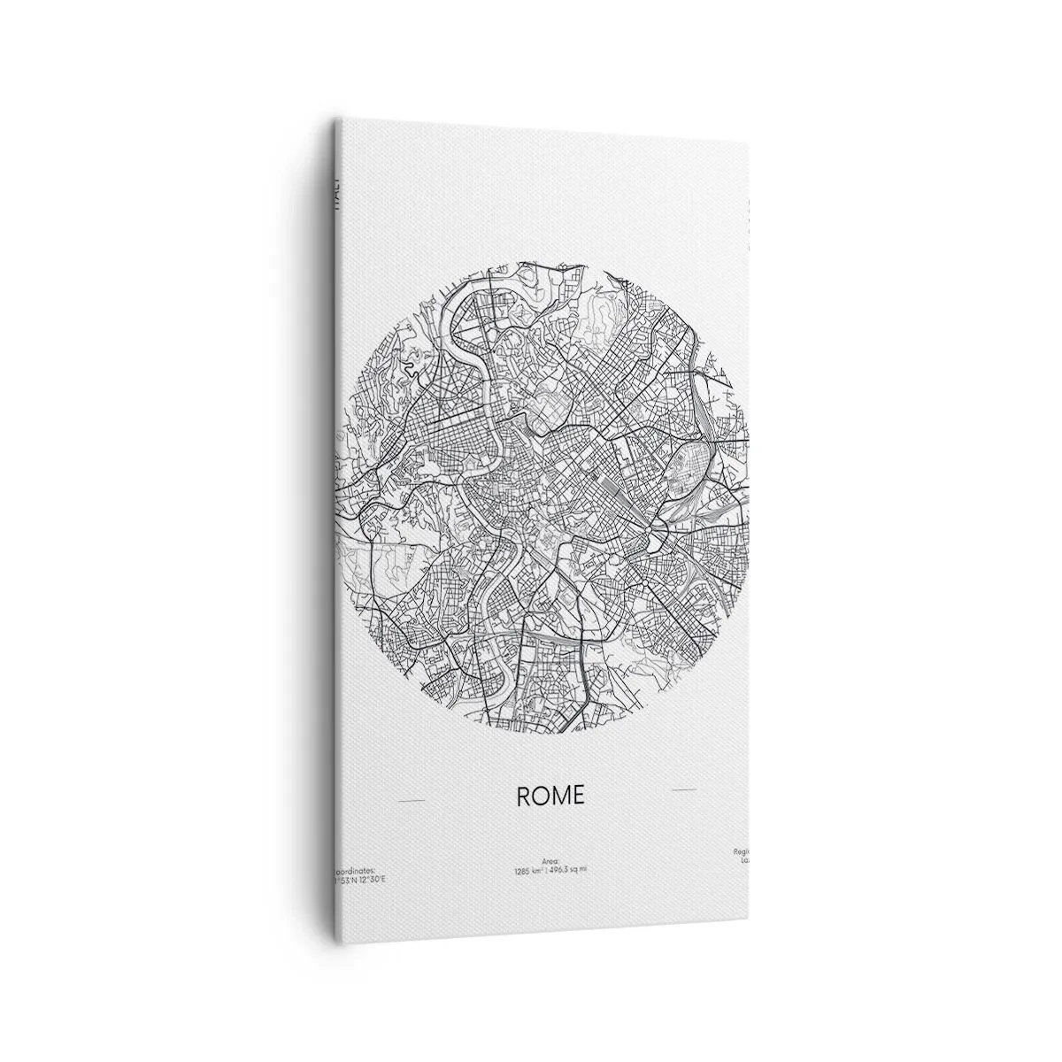 Canvastavla - Bild på duk - Roms anatomi - 45x80 cm