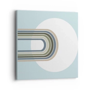 Canvastavla - Bild på duk - Ostoppad attraktionskraft - 40x40 cm