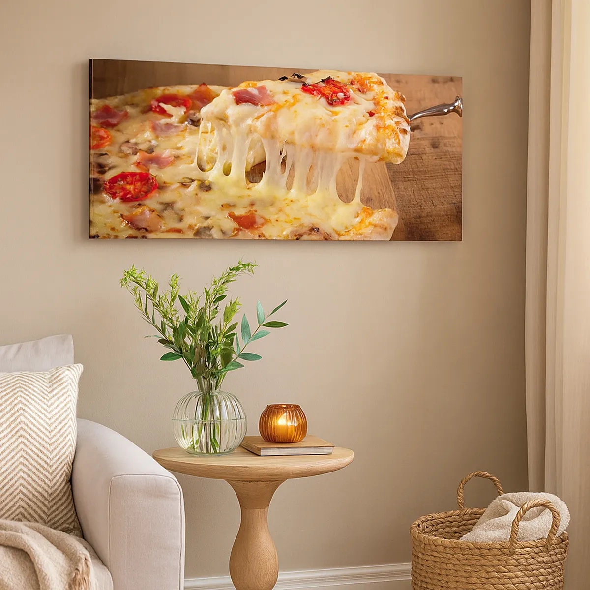 Canvastavla - Bild på duk - Italienska konstens mästerverk - 30x30 cm