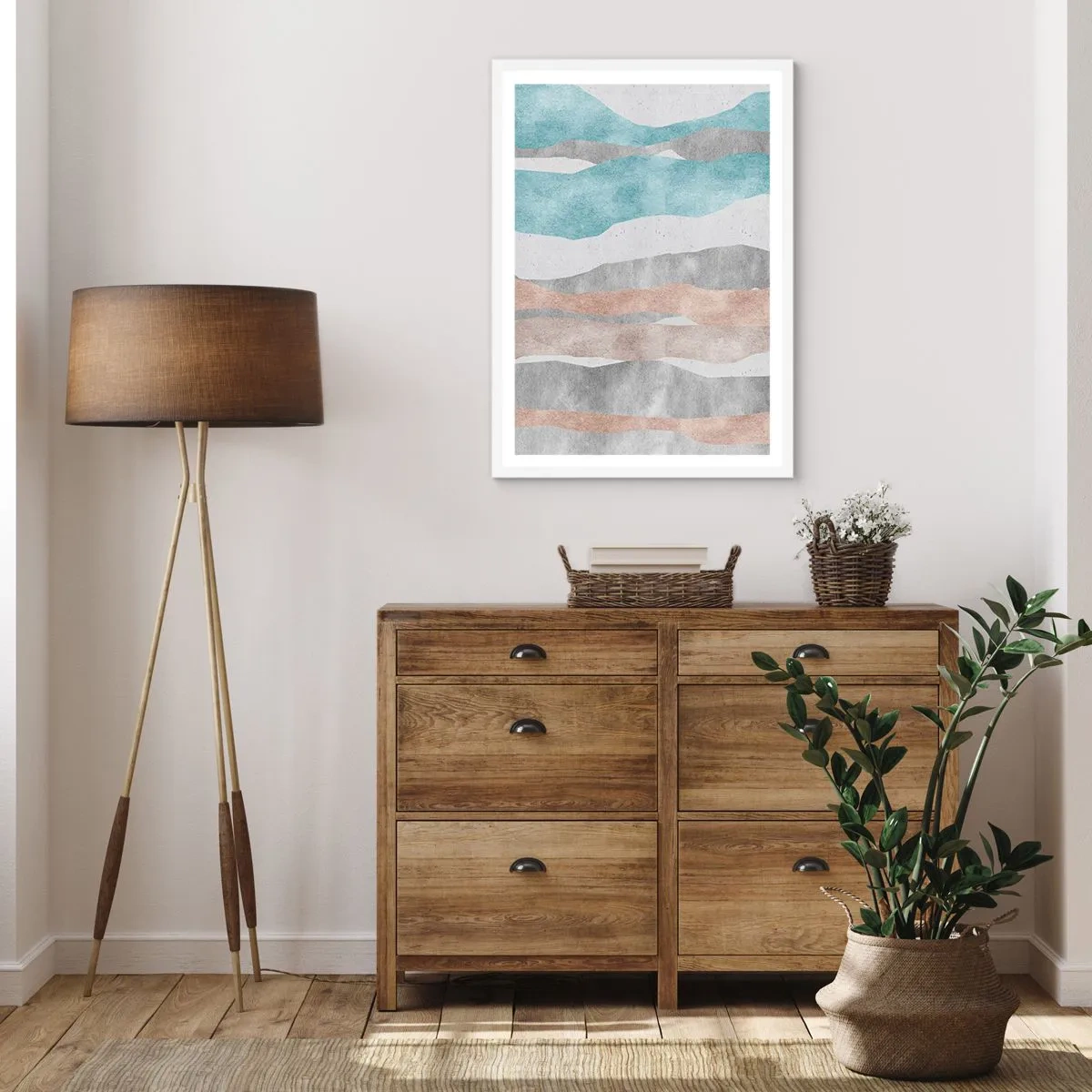 Affisch i vit ram - Närhetsstudie - 61x91 cm
