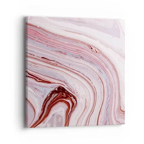 Canvastavla - Bild på duk - Rakt fram, sedan neråt åt höger - 40x40 cm