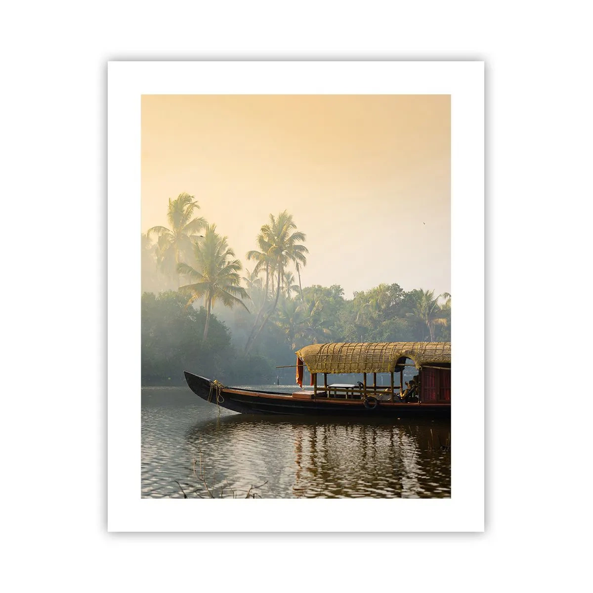 Affisch - Hus på floden - 40x50 cm