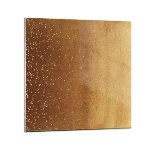 Glastavla - Bild på glas - Ljusets födsel - 50x50 cm