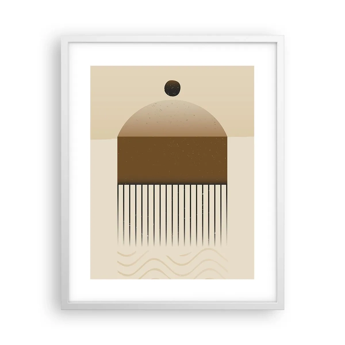 Affisch i vit ram - Olika tillstånd - 40x50 cm
