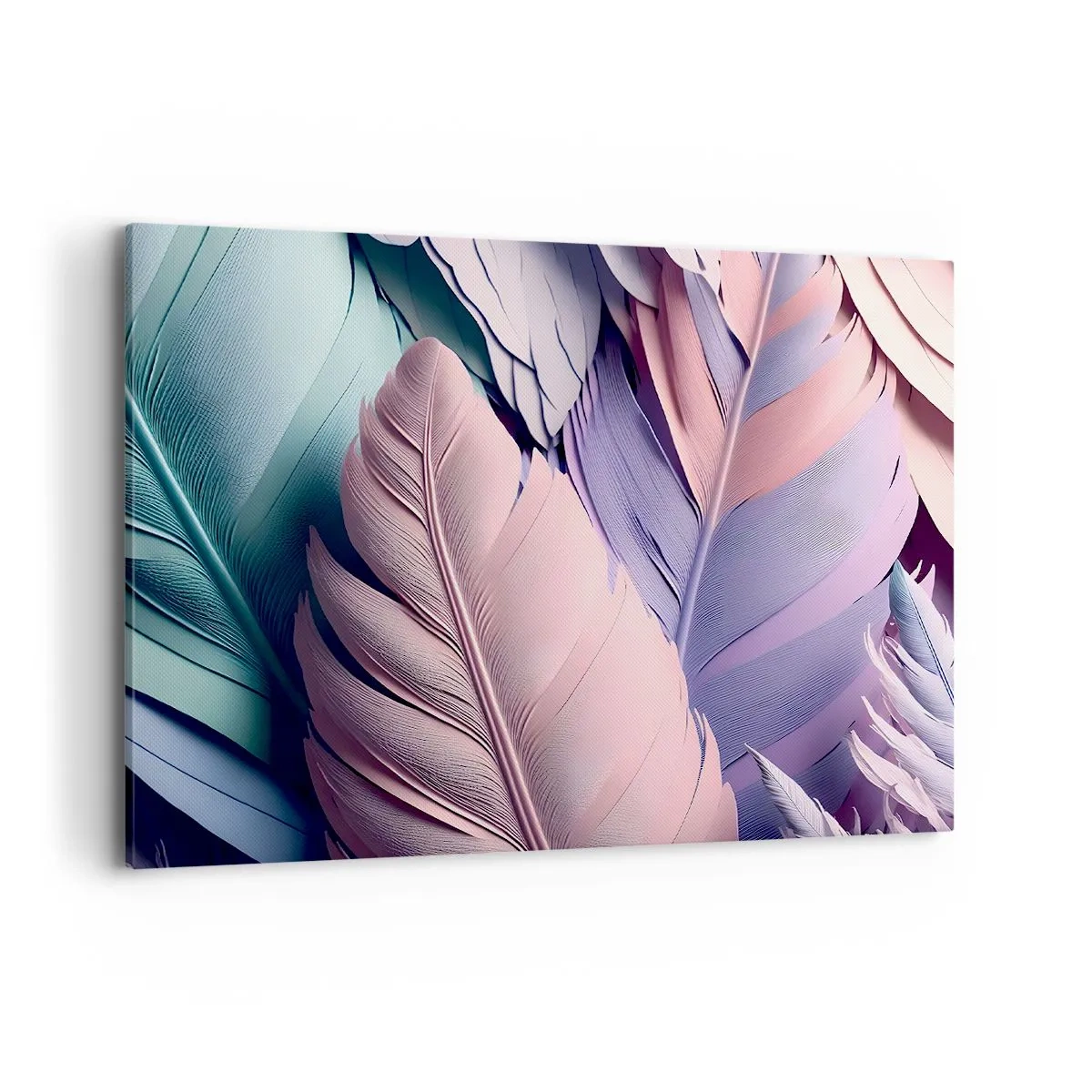 Canvastavla - Bild på duk - Fågelstil - 100x70 cm