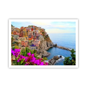 Affisch - Skrattande stad - 100x70 cm