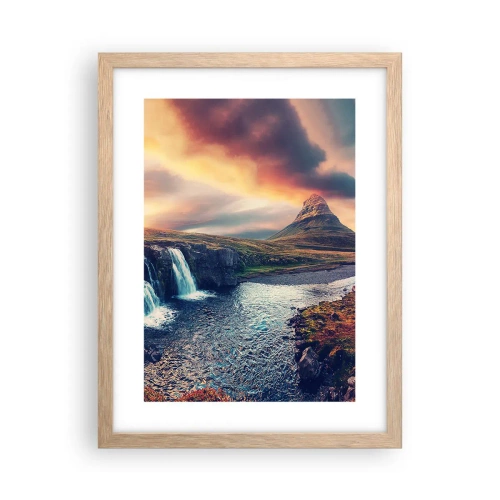 Affisch i ram av ljusek - I naturens majestät - 30x40 cm