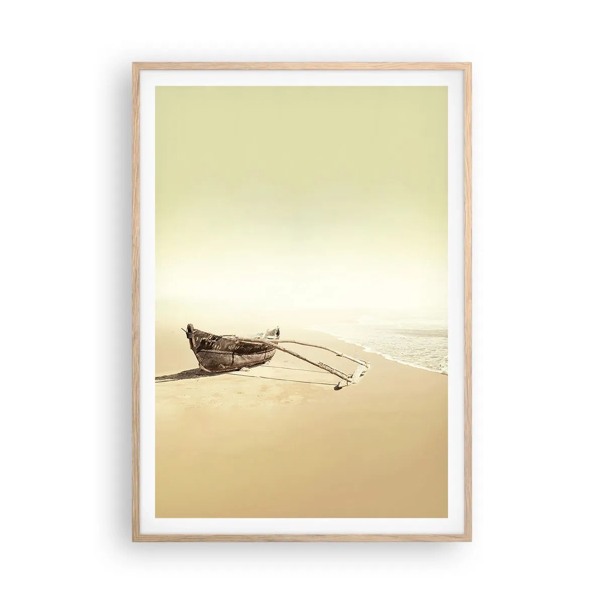 Affisch i ram av ljusek - Minne från sydliga hav - 70x100 cm