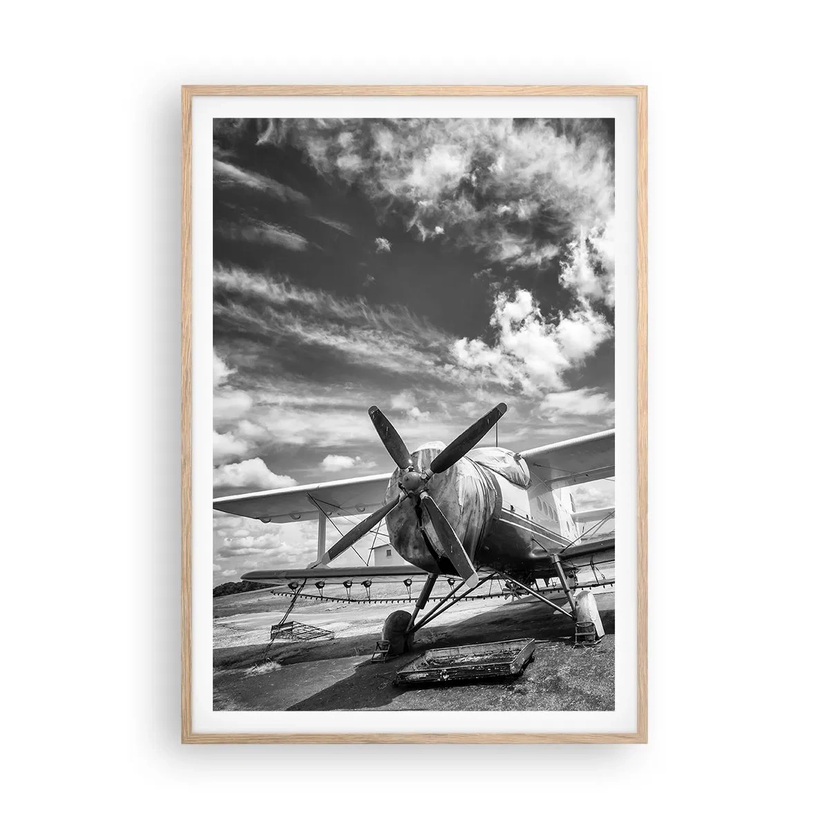 Affisch i ram av ljusek - Jag kan inte vänta! - 70x100 cm