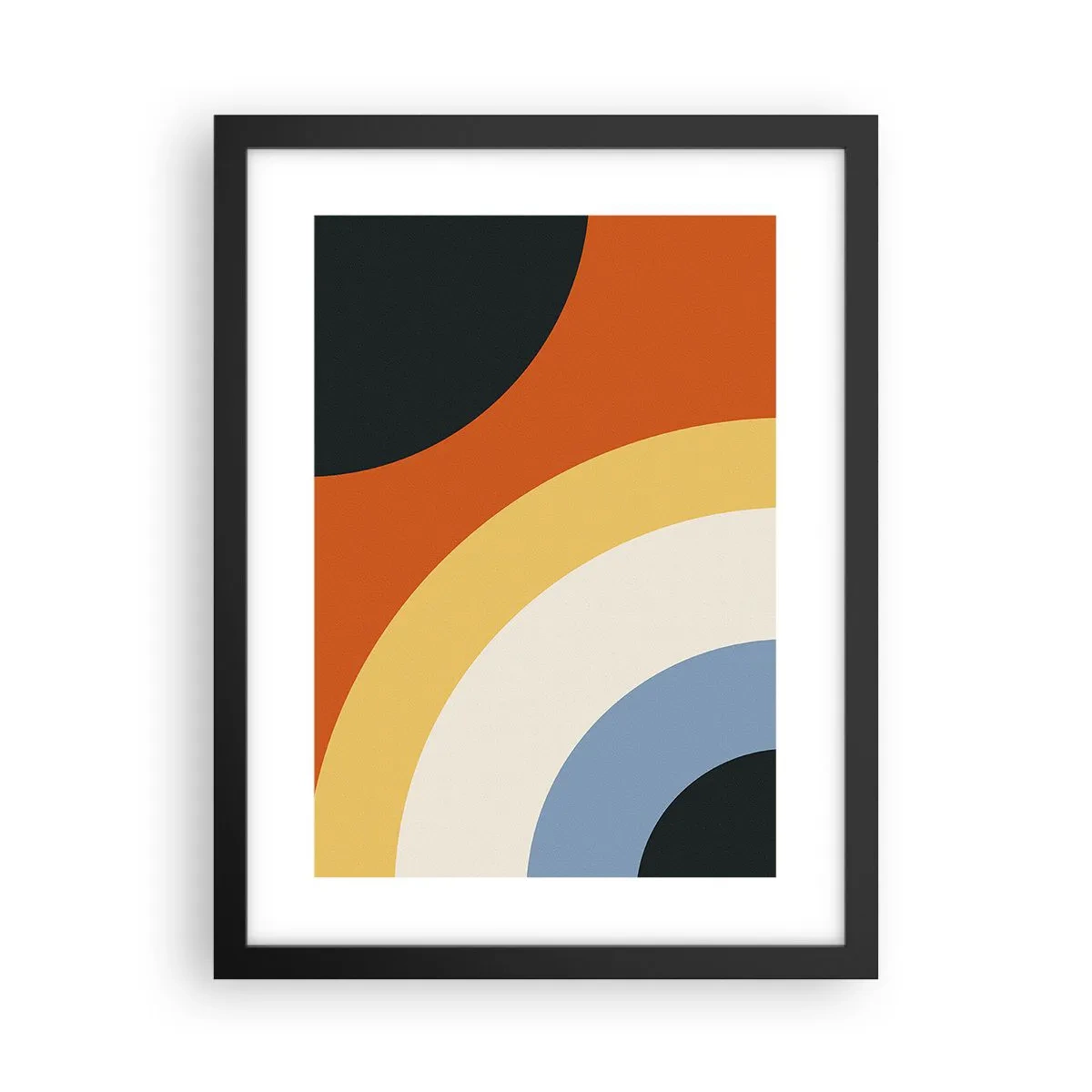 Affisch i svart ram - Mot varandra - 30x40 cm