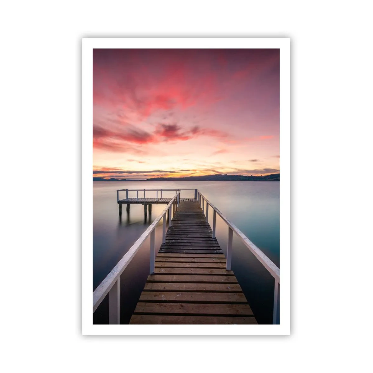 Affisch - Kvällens milda låga - 70x100 cm