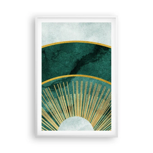 Affisch i vit ram - Ett annorlunda solsystem - 61x91 cm