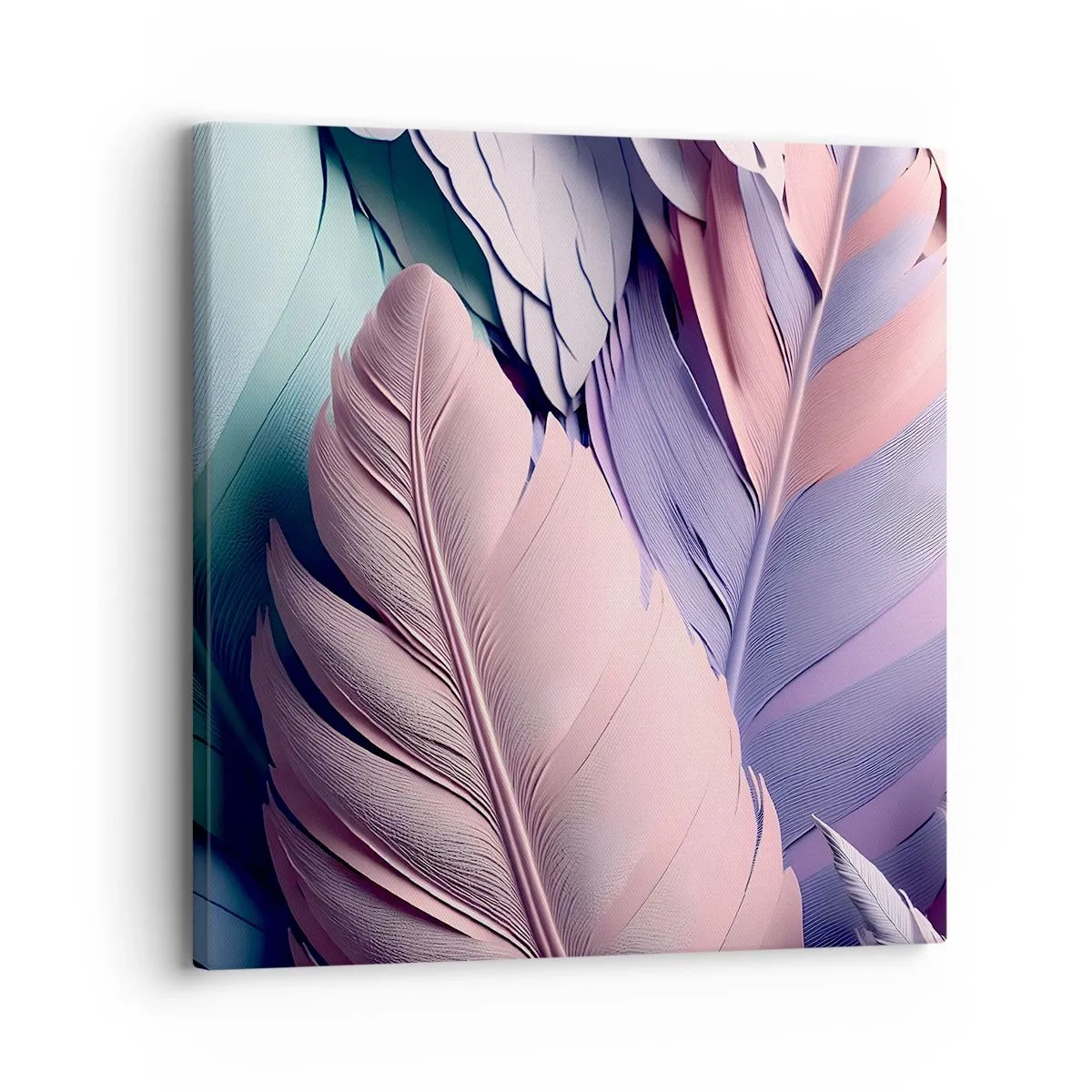 Canvastavla - Bild på duk - Fågelstil - 30x30 cm