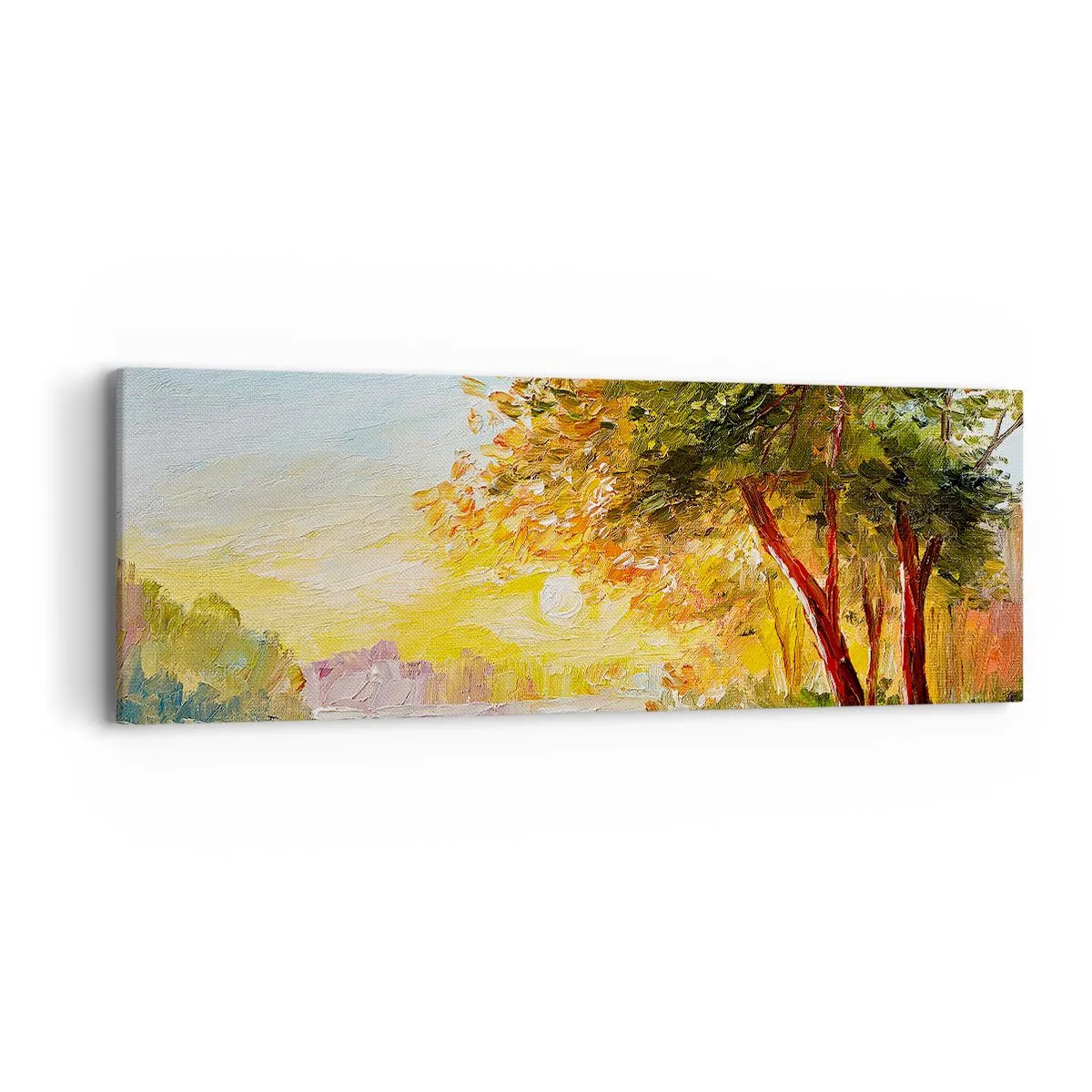 Canvastavla - Bild på duk - Et in Arcadia ego - 90x30 cm
